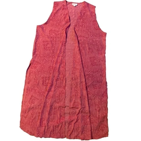 LULAROE vest cardigan duster Size Medium - Picture 1 of 7